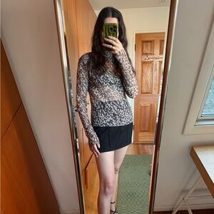 & Other Stories Sheer Long Sleeve Top